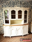 Barek Witryna 181` Biały Dąb Prowansalski BEKAS Producent Mebli 