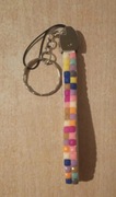 Kolorowy breloczek do kluczy telefonu