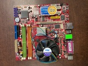 Używana sprawna płyta główna MSI KT4AV MS-6712 V:10A + procesor AMD XP1800+