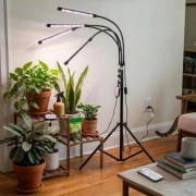 Lampa LED do roślin ze stojakiem (40-150 cm) + Pilot RF + Timer