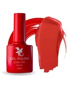 Lakier Hybrydowy do paznokci 10 ml UV/LED Czerwony TPO i HEMA/DIHEMA free