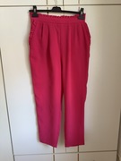 Eleganckie spodnie damskie różowe M/38 Zara