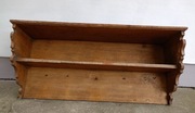 Stara drewniana półka ścienna / rustykalna / vintage / lite drewno