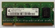 Moduł RAM DDR2 SO-DIMM 512MB PC2-4200S 