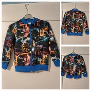 Nowa bluza bomberka zapinana na zamek rozmiar 110 "Ciężarówka" auta 