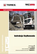 Instrukcja Obsługi TEREX TC 25 PL