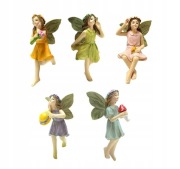 5x Wróżka Ogród Sadzarka Figurki Ogrodowe Akcesoria Anioła Miniatura