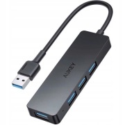 AUKEY CB-H39 HUB USB-C 4xUSB 3.0 Slim 5Gbps Kompaktowy USB-A 4w1