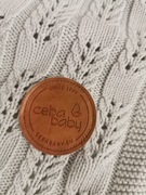 Kocek dzianinowy dla dziecka 90x90 CebaBaby