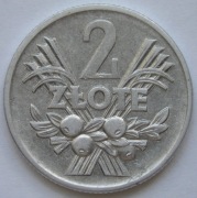 Polska 2 złote 1958 - kłosy jagody