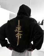 Bluza Męska z Japońskim stylowym wzorem - Katana Samuraja 