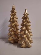 Złota ceramiczna choinka