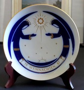 KPM Berlin. Kolekcjonerski świąteczny talerz 1987