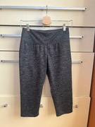 S 36/38 crivit sports leginsy 3/4 getry sportowe szare melanż