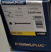 Wkręty do płyt g-k Rawlplug 3,5x25 mm (1000 szt.)
