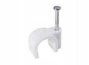 Uchwyt flop 12mm 2.2x25 biały - 100szt 