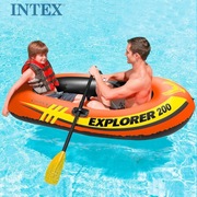INTEX EXPLORER 200 – dmuchany ponton dla 2 osób z wiosłami i pompką