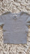 T-shirt w paski damski