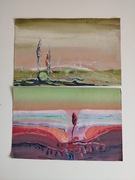 Abstrakcja, morze, Gdynia, Leszek Piechowski artysta trójmiejski 