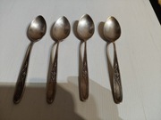 Zestaw posrebrzanych łyżeczek Hefra 4szt