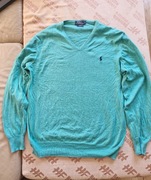 Sweter Polo Ralph Lauren zielony M bawełna