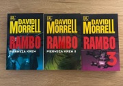 David Morrell – RAMBO komplet 3 tomy – Pierwsza Krew I, II, Rambo 3 – Da Ca
