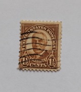 Zn.1,5c nr.292 USA Warren Harding,29-ty.Prezyd.1921-1923,stemp.b.kleju