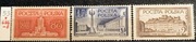 Znaczki Fi 686-688* Budowle Warszawy Polska 1953