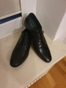 Półbuty Męskie Buty Wizytowe Galowe Skóra Naturalna Rosetti Czarne 46