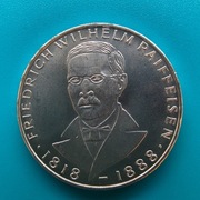 5 marek1968 J Niemcy150 rocznica urodzin F, W. Raiffeisen Ag0,625 waga 11,2