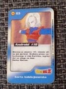 03. Dragon Ball Z - Android #18 - Karta kolekcjonerska 
