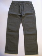 Spodnie Carhartt  EB136 Mos Robocze Zielone Bawełna 34/30