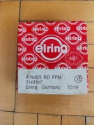 Uszczelniacz wału elring 31x41x7 AW/BS RD FPM