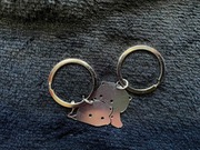 Breloczki do kluczy dla par – Zakochane kotki 