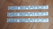 Naklejki VW T4 Multivan GENERATION 3szt.