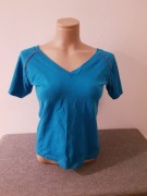 Turkusowy Top Krótki rękaw Moraj rozm. L