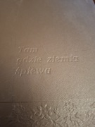 Tam, gdzie ziemia śpiewa.WŁ.1979r,wiersze,egz.numerowany a papier czerpany.