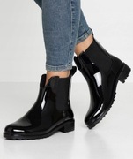 Rieker 40 nowe czarne kalosze ocieplane