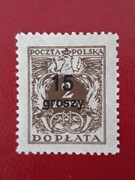 D 82 ** "dopłata" 1924r.