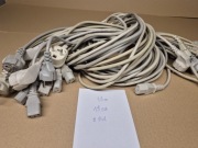 Kabel zasilający szary, PE+N, 10/16A,250V, 1,8 m SZARY