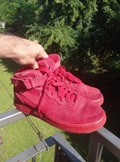 Nike Air czerwony zamsz naturalny rozmiar 43