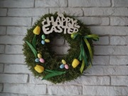 Wianek wielkanocny , wiosenny 40cm