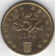 Chorwacja 5 lipa lip 2005 - 18 mm - nr 2