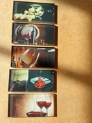 Mozaika szklana 4,5x9,8cm nadruk na szkle WINO