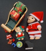 sylvanian families lionel i jego sanki