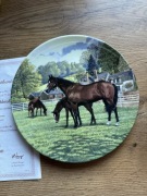 The thoroughbred talerz kolekcjonerski konie royal Doulton porcelana 