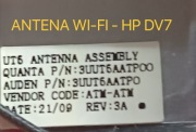 Antena WI-FI - HP Pavilion DV-7 - QUANTA - UT6