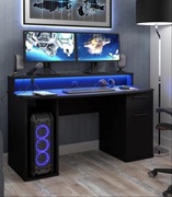 Biurko gamingowe czarne