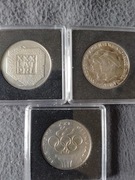 Polska 3 monety , srebro .