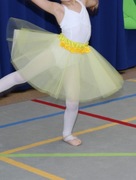 Spódnica Tutu żółta + róża np na włosy 5 lat +